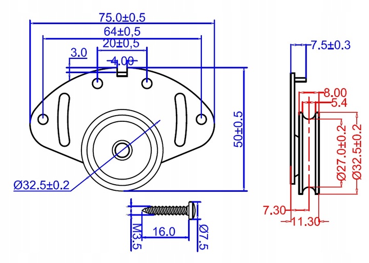 Komplet wózków szafa okucia rolki Easy C Mikro