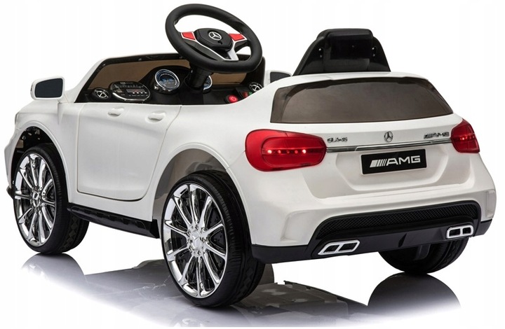 MERCEDES GLA 4x4 12V, PILOT 2.4G, 4 AMORY Auto na akumulator, koła EVA