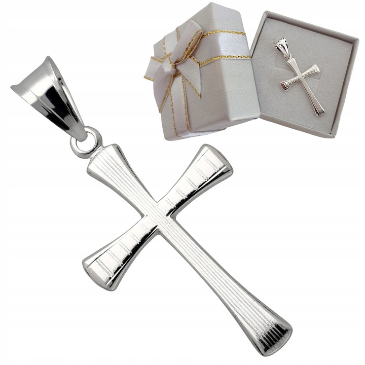 Krzyżyk srebrny bez wizerunku srebro pr.925