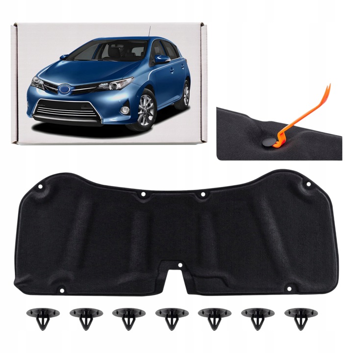 TOYOTA AURIS II 2012-2018 HATCHBACK WYGŁUSZENIE MASKI 5334102340