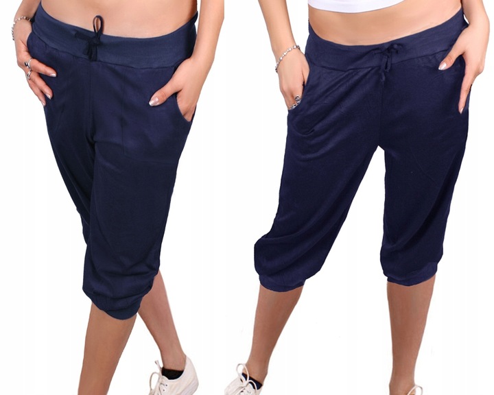 SPODNIE rybaczki ALLADYNKI duże A80 cappucino 4XL