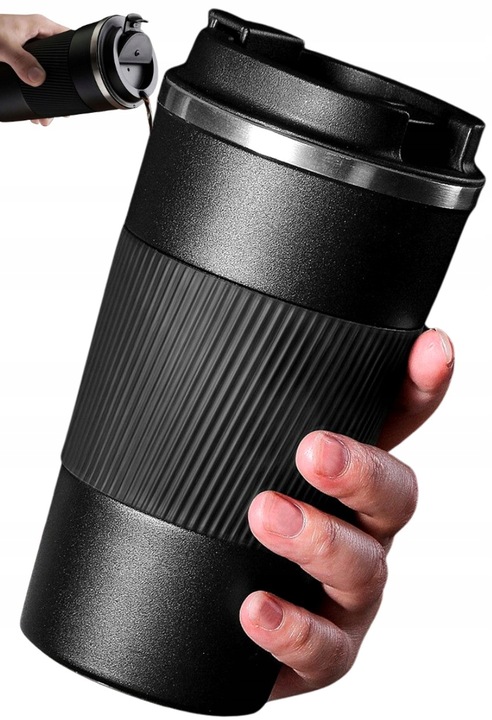 Kubek termiczny butelka termos na kawę ANTYPOŚLIZGOWY HERBATA napój 510ML