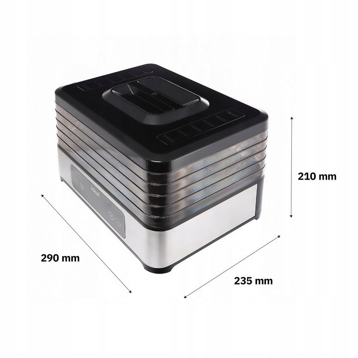 DUŻA Suszarka do Grzybów Owoców Warzyw IDEAL INOX +Termoobieg 400W