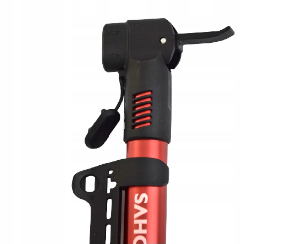 POMPKA ROWEROWA RĘCZNA NA RAMĘ ALUMINIOWA MINI DUAL 28 CM LEKKA AV / FV-SV