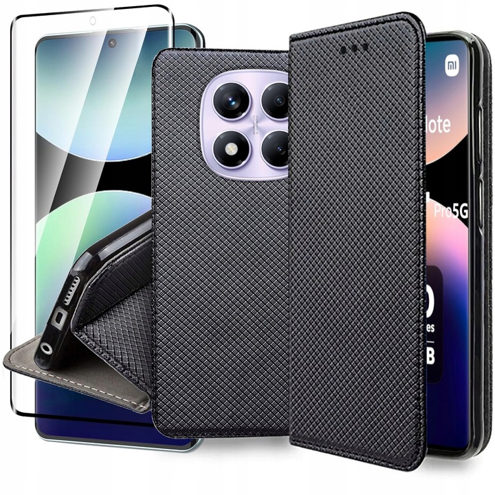 Etui do Redmi Note 14 Pro Plus 5G / Note 14 Pro 5G I SMART MAGNET +FOLIA 9D