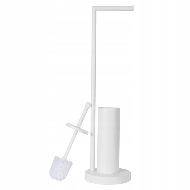 STOJAK uchwyt NA PAPIER TOALETOWY ze szczotką do wc elegancki praktyczny