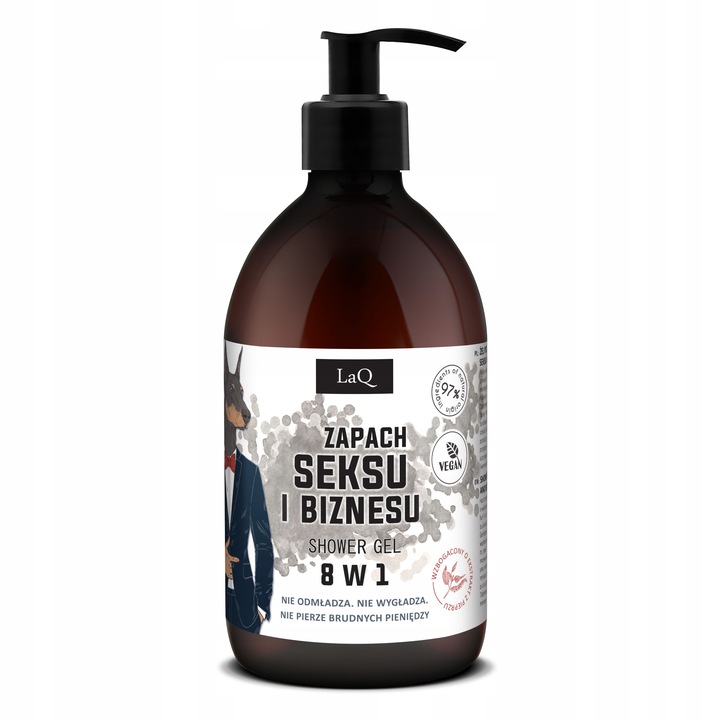 Żel pod prysznic męski ZAPACH SEKSU I BIZNESU 500ml LaQ