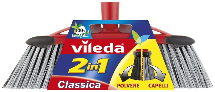 SZCZOTKA DO ZAMIATANIA CLASSICA 2 w 1 UNIWERSALNA miotła bez kija