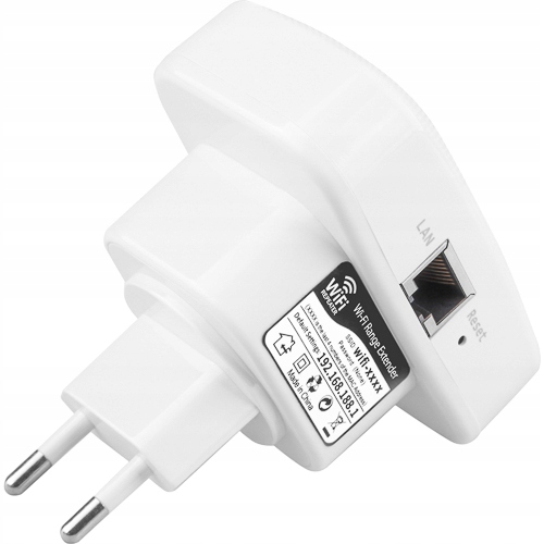 N300 WZMACNIACZ SYGNAŁU SIECI WiFi REPEATER EXTENDER SLIM liteOS 300Mbps