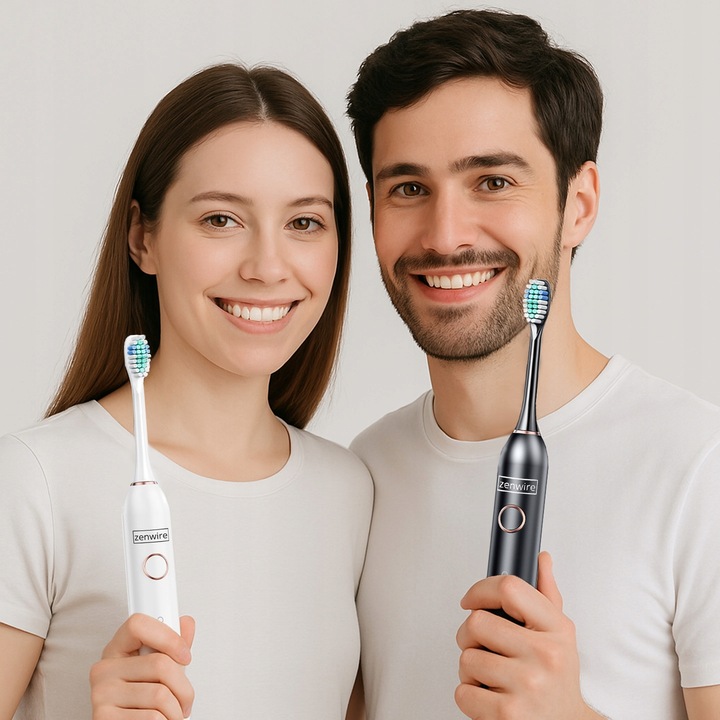 ZESTAW 2X Szczoteczka Soniczna Elektryczna Magnetyczna do Zębów