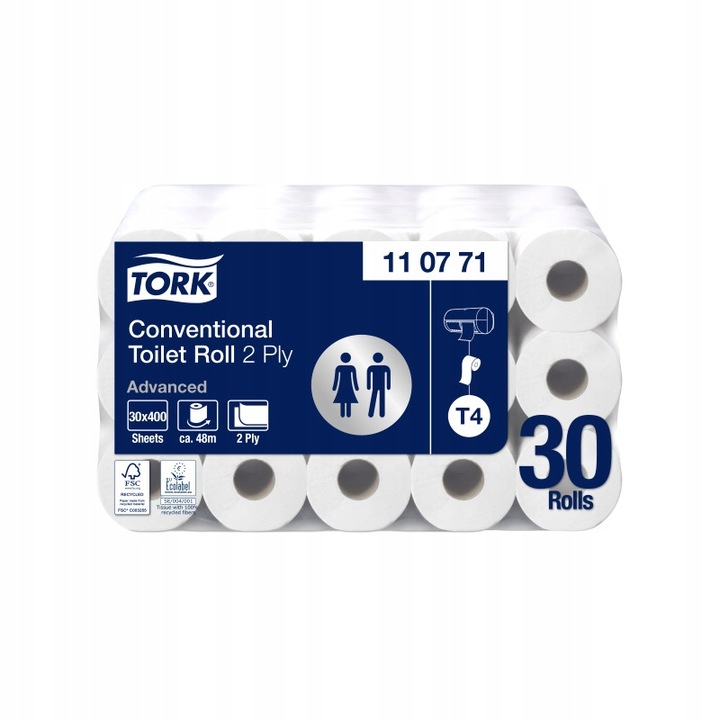 Papier toaletowy Tork Advanced 110771 T4 49,6m A30