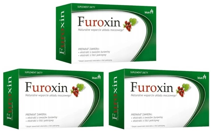 Furoxin Stymuluje Właściwe Działanie Układu Moczowego 60 Tabletek