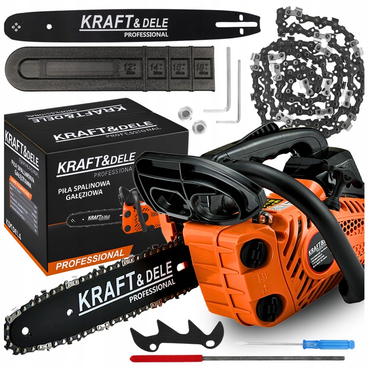 PIŁA ŁAŃCUCHOWA SPALINOWA GAŁĘZIÓWKA PILARKA DO DREWNA 3,9KM 25CM