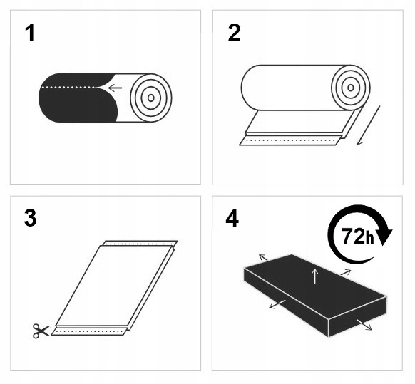 Materac 120x200 KOKOS x2 kieszeniowy H5 twardy pocket CARBON MAX