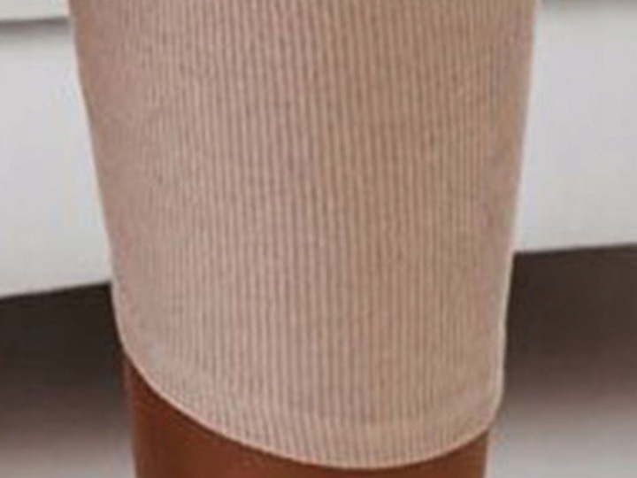 Spodenki damskie kolarki prążkowane wysoki stan modne wygodne prążek