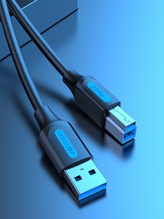 Vention Kabel USB 3.0 A-B AM-BM Super Speed 5 Gb/s HDD Hub 3m