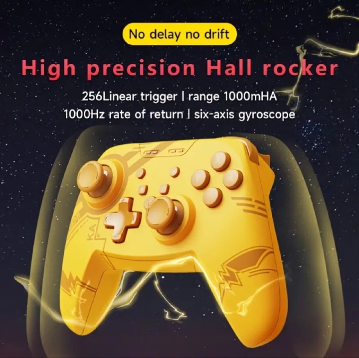 Bezprzewodowy Joystick Pad Bluetooth LED Switch PC Android iOS Steam Deck