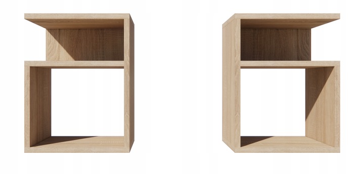 Szafka nocna szóstka,stolik bez szuflad,dąb sonoma