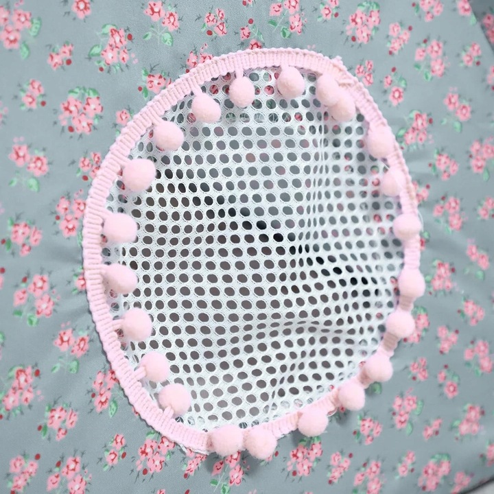 Legowisko Dla Psa Kota Namiot Łóżko Domek Składany 48 cm Szary