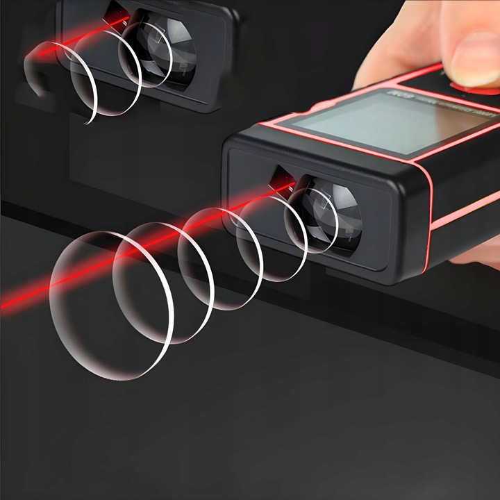 DALMIERZ LASEROWY KĄTOMIERZ CYFROWY MIERNIK ODLEGŁOŚCI POZIOMICA