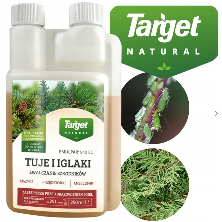 EMULPAR 250ml OWADY PRZĘDZIORKI MSZYCE MISECZNIK KLESZCZE SZKODNIKI