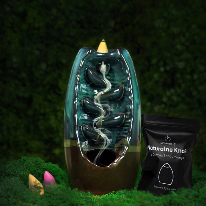 Aromatly Kominek Ceramiczny Zapachowy Kadzidło Wodospad | PREZENT