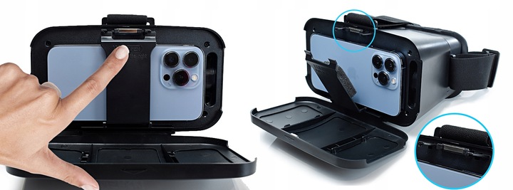 ZESTAW DO GIER OKULARY GOOGLE VR 360 STOPNI 3D PILOT BLUETOOT SŁUCHAWKI