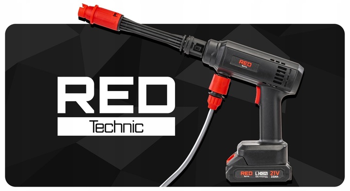 MYJKA CIŚNIENIOWA AKUMULATOROWA OGRODOWA 21V BEZPRZEWODOWA WALIZKA