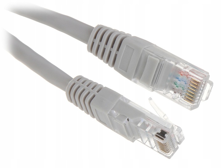 Patchcord RJ45/50-GREY UTP kat.5e szary 50m