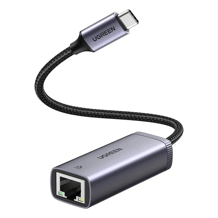 UGREEN Adapter Przejściówka Karta Sieciowa LAN Ethernet USB C Do RJ45 1Gb/s