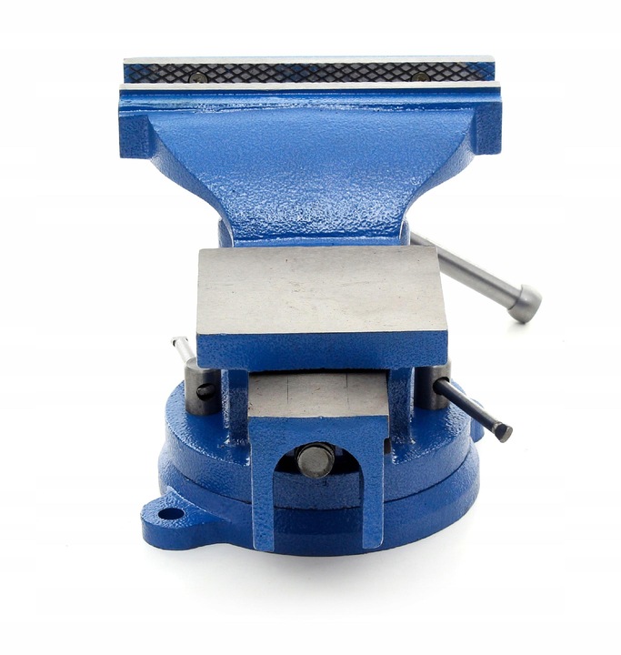 Imadło ŚLUSARSKIE 125mm z kowadłem Obrotowe 360st.