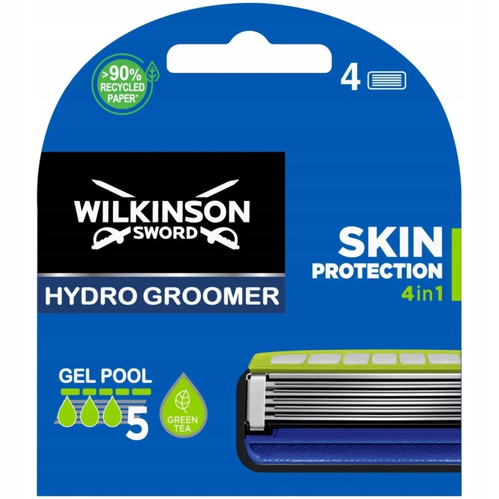 4x Wkłady Nożyki WILKINSON Hydro 5 Groomer Skin Protection 4in1