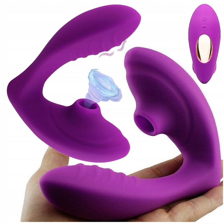 WIBRATOR SSĄCY MASAŻER ŁECHTACZKI ORGAZM 10 FUNKCJI DAMSKI