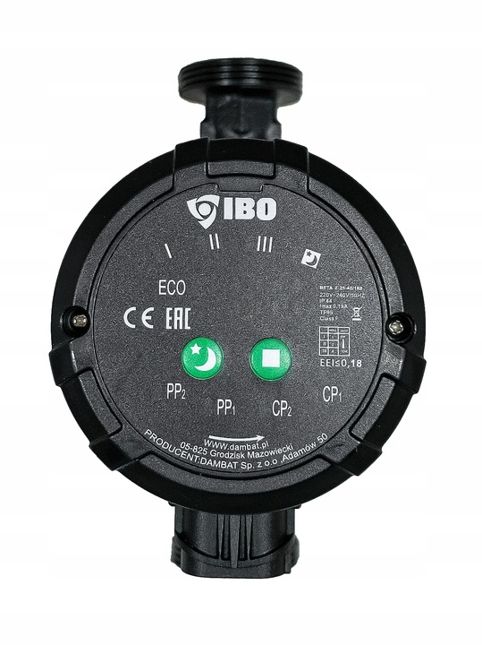 POMPA OBIEGOWA ELEKTRONICZNA DO PIECA KOTŁA C.O. ŚRUBUNKI BETA 2 25-40/180