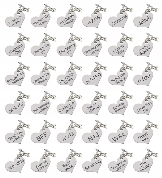 Bransoletka srebrna damska Serce Nieskończoność