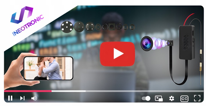 MINI KAMERA SZPIEGOWSKA UKRYTA WIFI DETEKCJA RUCH PODGLĄD ZDALNY NA