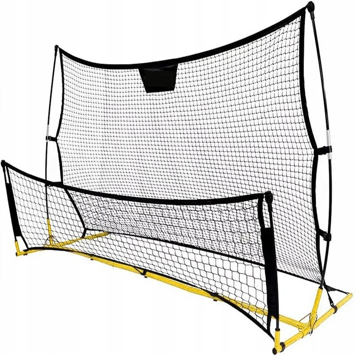 Rebounder trenażer piłkarski dwustronny bramka rama treningowa 220x110