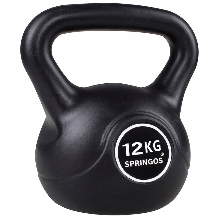 KETTLEBELL DO ĆWICZEŃ 12 kg KULA KETLE HANTLA FITNESS ABS HANTEL CIĘŻAR