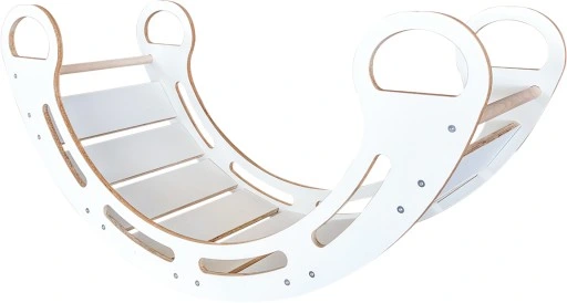Bujak , bujaczek+zjeżdżalnia- Montessori MDF BIAŁY