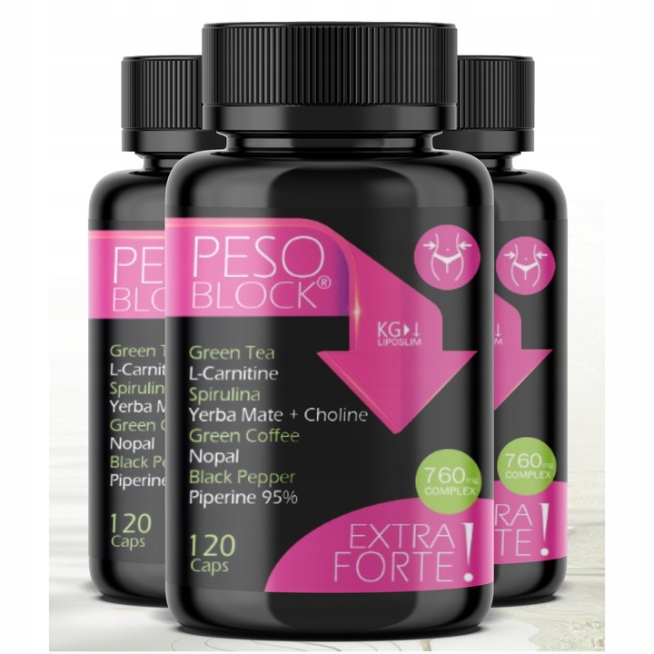 Tabletki na Odchudzanie Nadmiar Wody Spalacz Tluszczu Cellulit PESO BLOCK