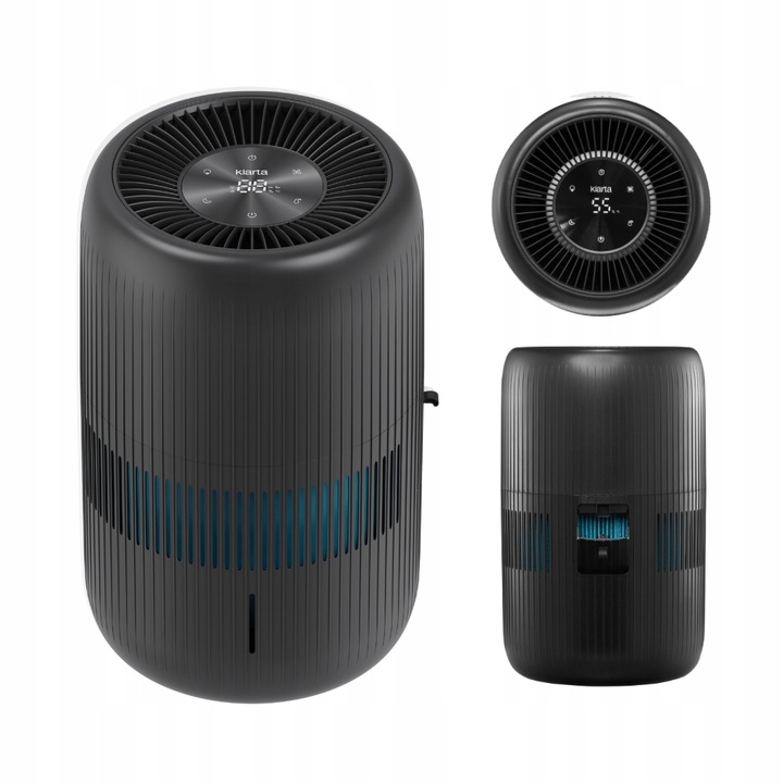 Nawilżacz ewaporacyjny Klarta Humea Grande WiFi Black LED 80m² 600