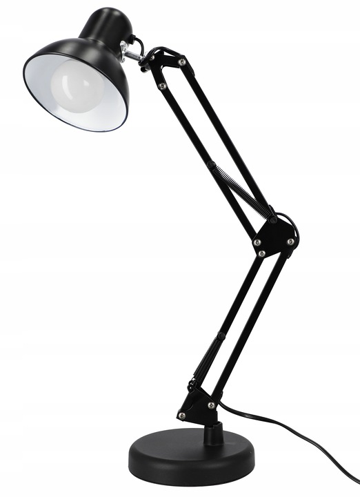 Lampka LED Biurkowa Lampa Szkolna Nocna Kreślarska Regulowana Uchwyt