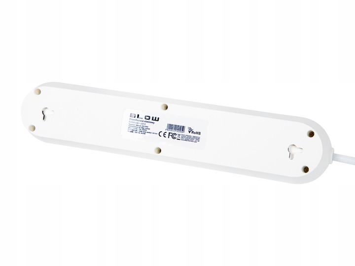 PRZEDŁUŻACZ LISTWA ZASILAJĄCA WŁĄCZNIK 3x USB 4 GNIAZDA 2m