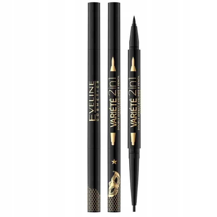 Eveline Variété Eyeliner i kredka do oczu 2w1