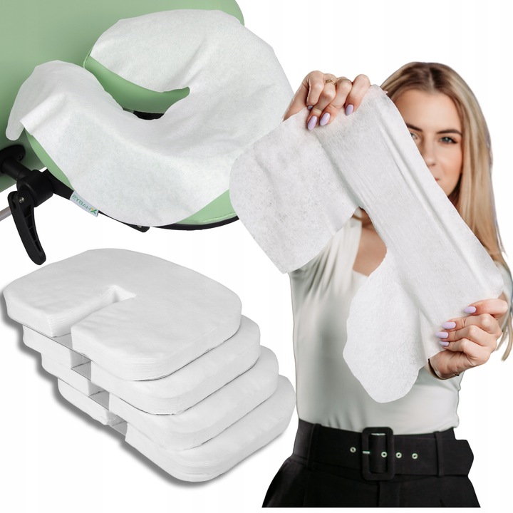 POKRYCIE JEDNORAZOWE NA PODGŁÓWEK 400 SZTUK WYSOKA WYTRZYMAŁOŚĆ HABYS