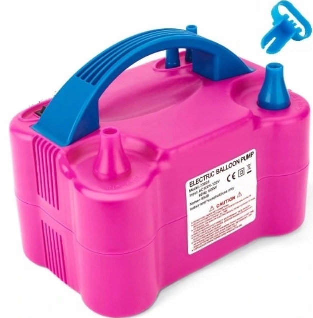 POMPKA ELEKTRYCZNA MOCNA DO BALONÓW 6xGRATIS MOCNA TAŚMA KROPKI