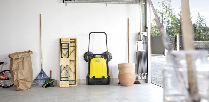 KARCHER S4 TWIN ZAMIATARKA RĘCZNA DO LIŚCI KOSTKI