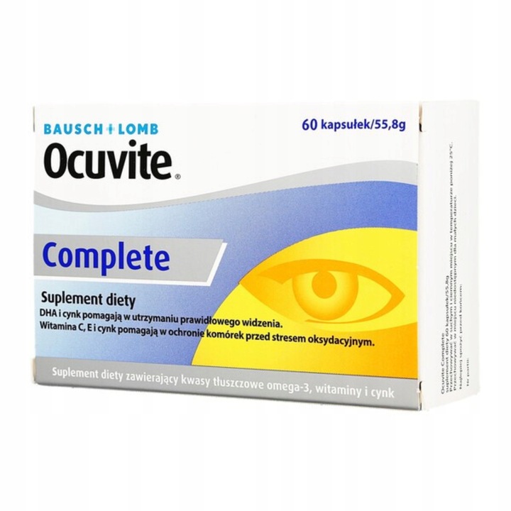 Ocuvite Complete Wsparcie Prawidłowego Widzenia 60 Kapsułek
