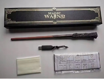 STRZELAJĄCA RÓŻDŻKA HARRY POTTER OGIEŃ MAGICZNY PAPIER