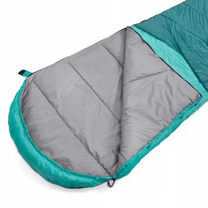 Śpiwór Turystyczny Duży Ciepły Koperta Kołdra Kempingowy Pod Namiot METEOR